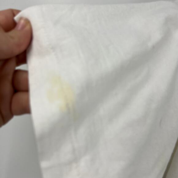 Vtg Texas 1993 White & Blue Floral T-shirt Fruit Of Loom Cotton USA Made Medium - Picture 8 of 12